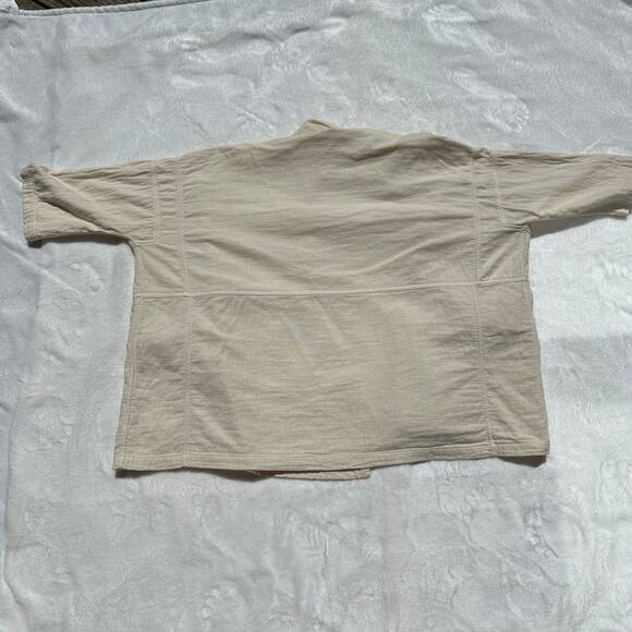 Atelier Delphine Haori Jacket Kinari Natural Ivory 100% Cotton Size XS EUC $400 - Picture 5 of 16